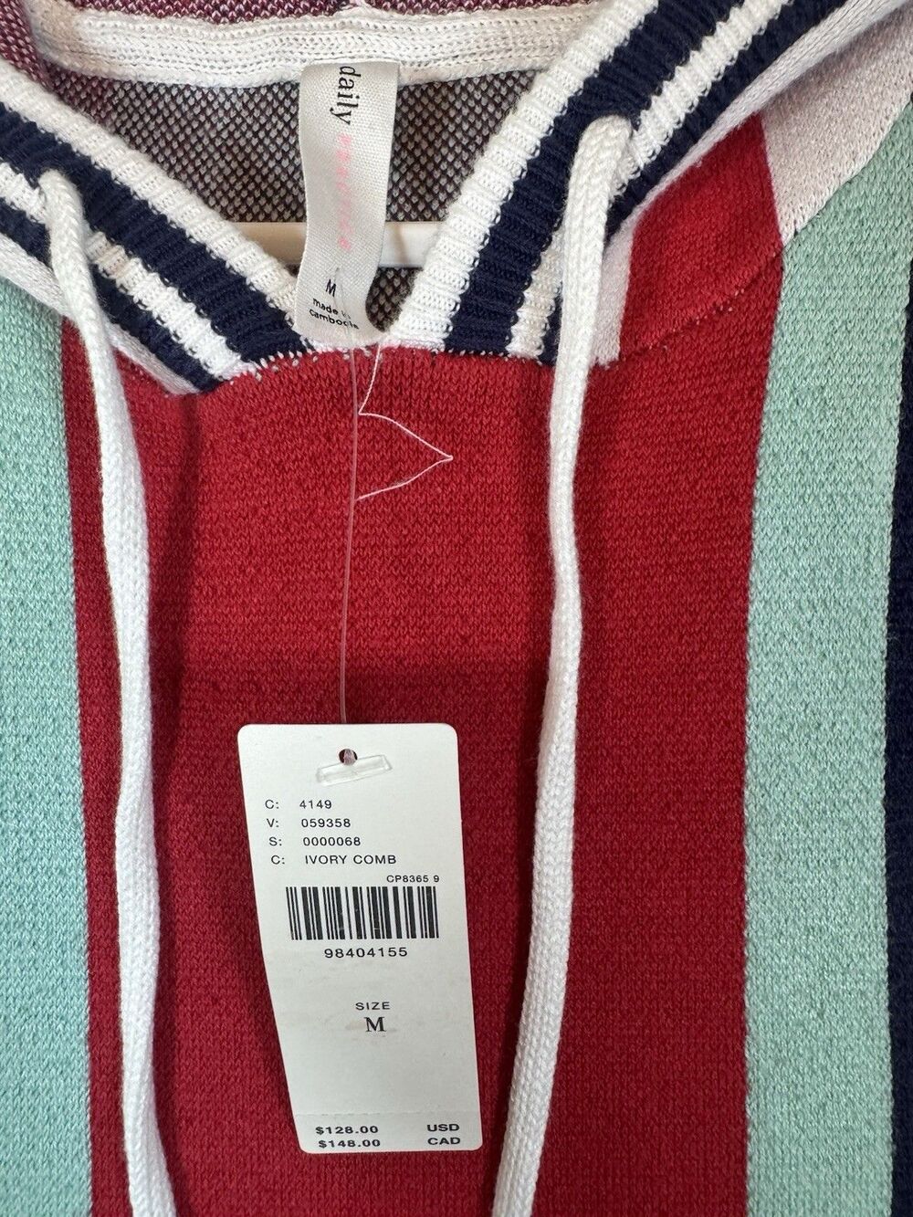 Women's Anthropologie Knit Daily Practice Sleeveless Mini Dress Size M NWT - Picture 10 of 11